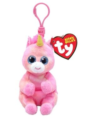 Ty Beanie Bellies Plush Clip-On Skylar Unicorn. NWT.
